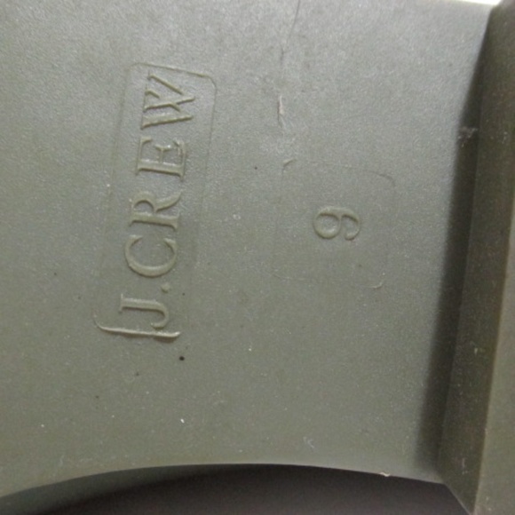 J.Crew Khaki Green Pull-on Ankle Boots, Size 9 - Picture 6 of 6